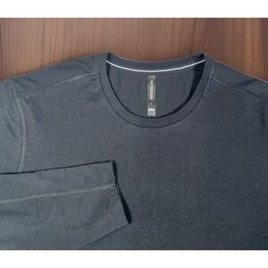 Ten Thousand Long Sleeve Performance Shirt Men L Black Stretch Jersey Athleisure